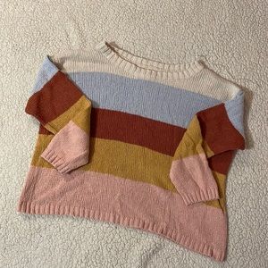 Oversized Striped Billabong Sweater